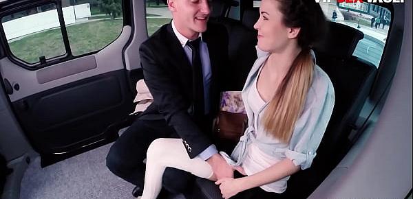  FUCKED IN TRAFFIC - Cindy Shine and Matt Ice - Sexy Czech Girl Takes Cock From Her Driver